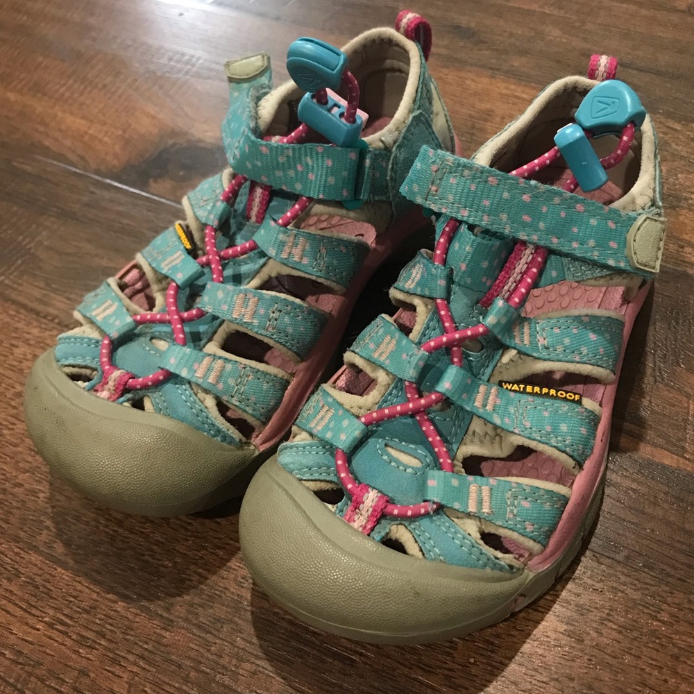 Teal & Pink Keen Sandals